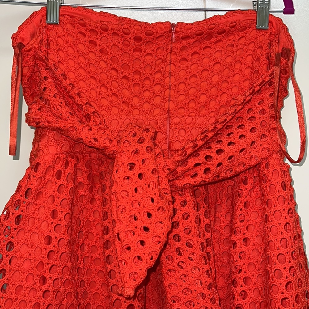 Boohoo Red Strapless Dress - Picture 7 of 7